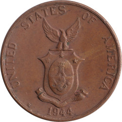 Pilipinas - 1 centavo - Emblème du Commonwealth - 1944 S - No711