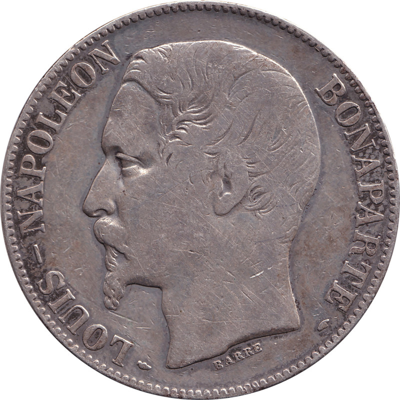 France - 5 francs - Louis Napoléon Bonaparte - 1852 A - No1005