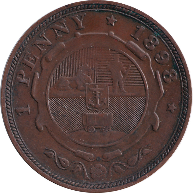 South Africa - 1 penny - Krugger - 1898 - No1007