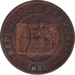 Indochina - 1 cent - Commerce - 1888 A - No1008