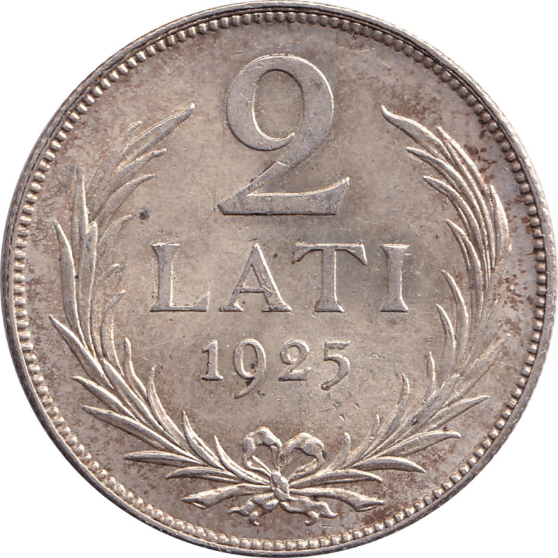 Latvia - 2 lati - Armoiries - 1925 - No605