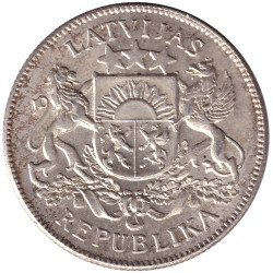 Latvia - 2 lati - Armoiries - 1925 - No605