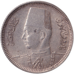Egypt - 2 piastres - Farouk...