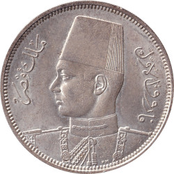 Egypt - 5 piastres - Farouk...