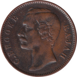 Sarawak - 1 cent - Charles J. Brooke - Type 1 - 1870 - No1014