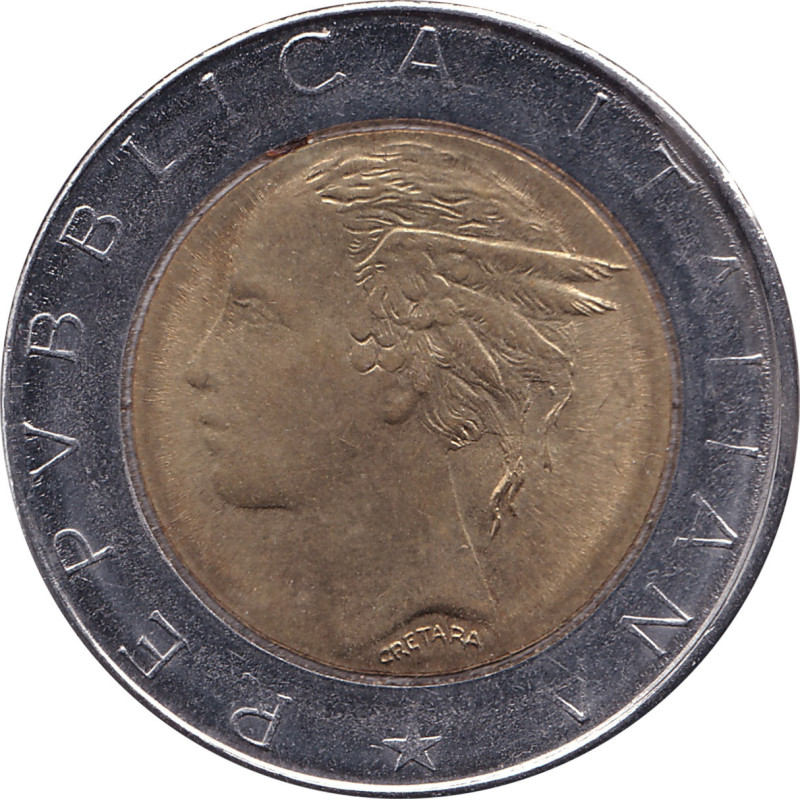 Italy - 500 lire - Plazza - 1984 R - No1016