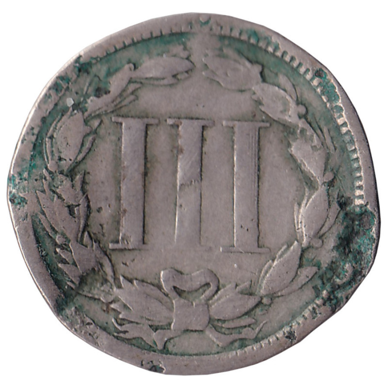 United States of America - 3 cents - Trime - 1868 - No1020