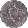 Barbados - 10 cents - Colombe - 1987 - No1027