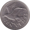 Barbados - 10 cents - Colombe - 1987 - No1027