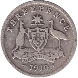 Australia - 3 pence -...