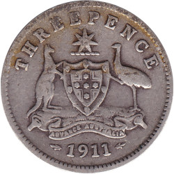 Australia - 3 pence -...
