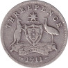 Australia - 3 pence - George V - 1911 - No1035