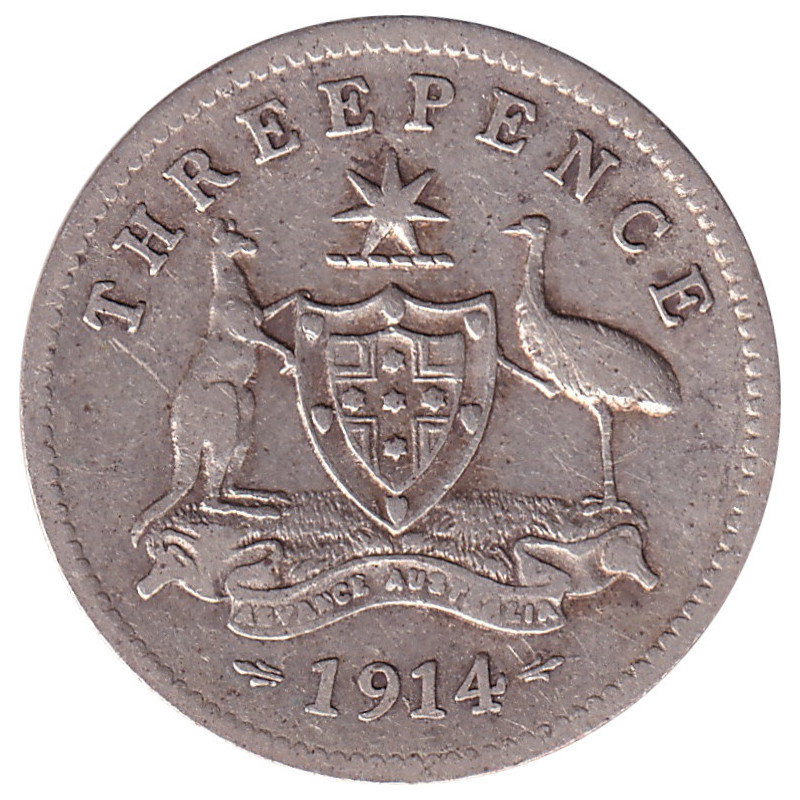 Australia - 3 pence - George V - 1914 - No1041