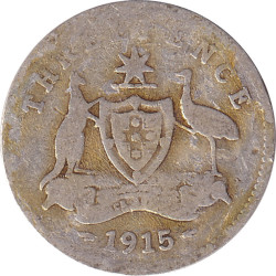 Australia - 3 pence -...
