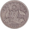 Australia - 3 pence - George V - 1916 M - No1044