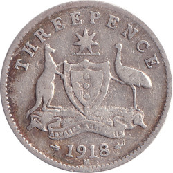 Australia - 3 pence -...