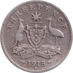 Australia - 3 pence -...