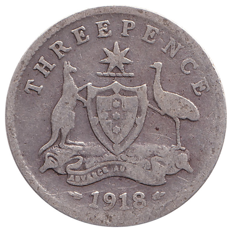 Australia - 3 pence - George V - 1918 M - No1053
