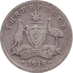 Australia - 3 pence -...