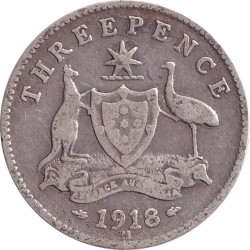 Australia - 3 pence -...