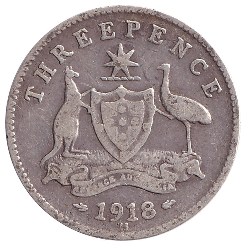 Australia - 3 pence - George V - 1918 M - No1056