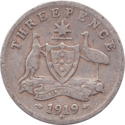 Australia - 3 pence -...
