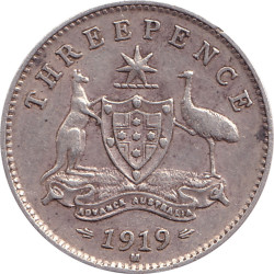 Australia - 3 pence -...