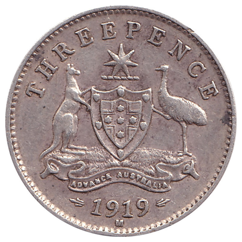 Australia - 3 pence - George V - 1919 M - No1059