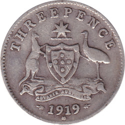 Australia - 3 pence -...