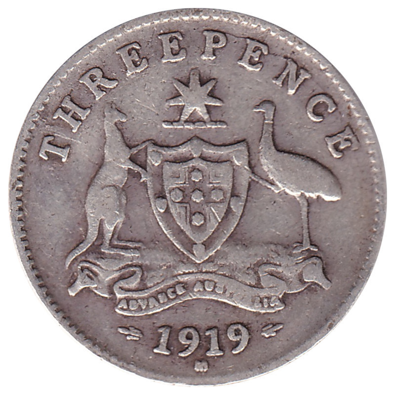 Australia - 3 pence - George V - 1919 M - No1060
