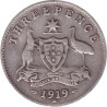 Australia - 3 pence - George V - 1919 M - No1060