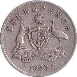 Australia - 3 pence -...