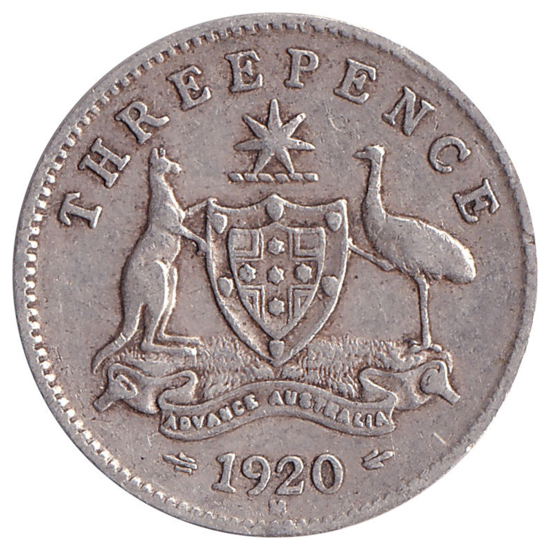 Australia - 3 pence - George V - 1920 M - No1064