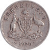 Australia - 3 pence - George V - 1920 M - No1064