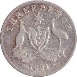 Australia - 3 pence -...