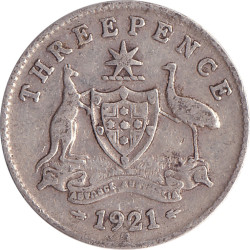 Australia - 3 pence -...