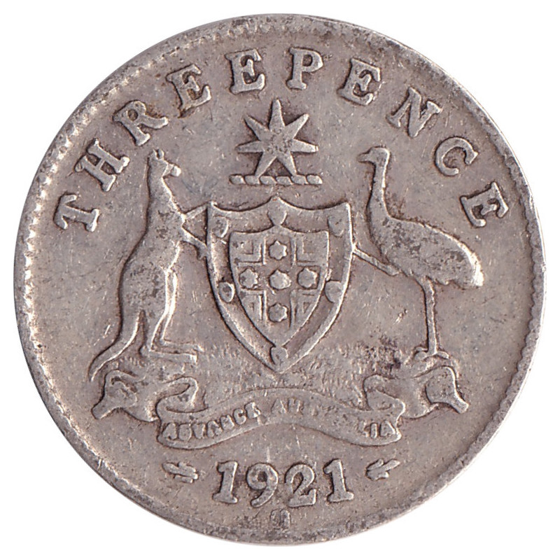 Australia - 3 pence - George V - 1921 M - No1066