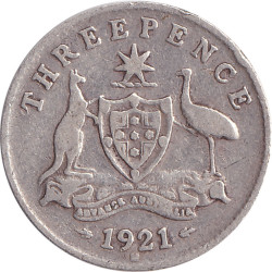 Australia - 3 pence -...