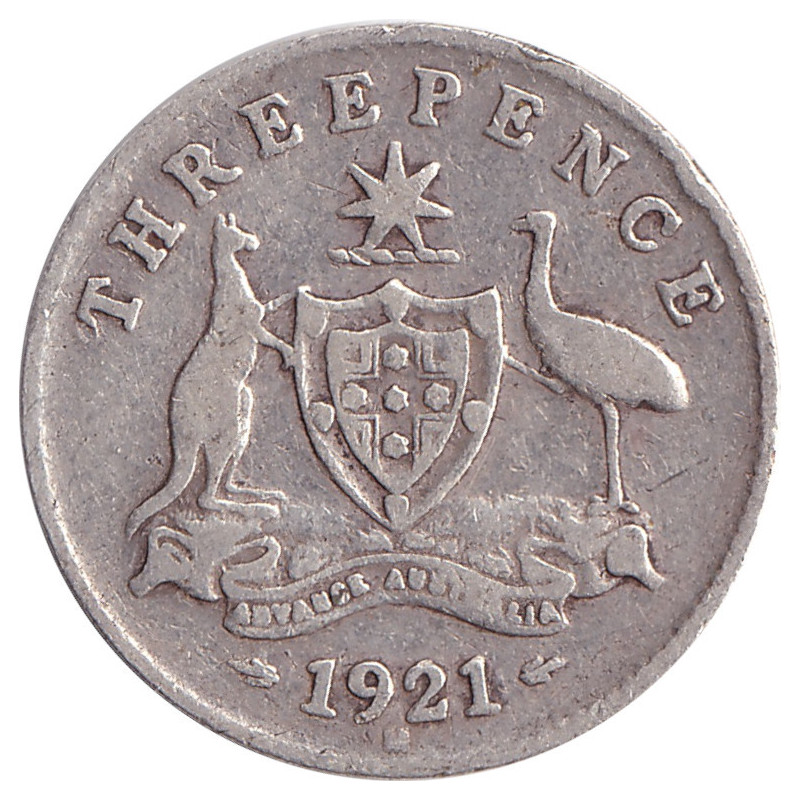Australia - 3 pence - George V - 1921 M - No1067