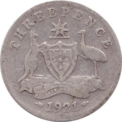 Australia - 3 pence -...