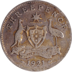Australia - 3 pence -...