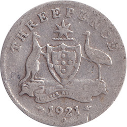 Australia - 3 pence -...