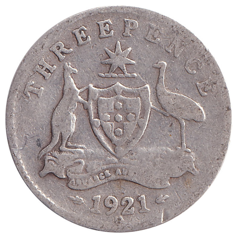 Australia - 3 pence - George V - 1921 M - No1071
