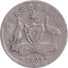 Australia - 3 pence - George V - 1921 M - No1071