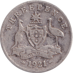Australia - 3 pence -...