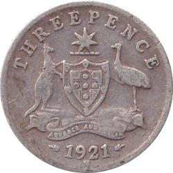 Australia - 3 pence -...