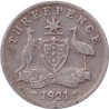Australia - 3 pence - George V - 1921 M - No1074