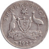 Australia - 3 pence - George V - 1922 - No1075