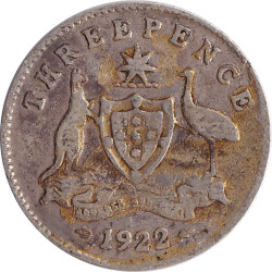 Australia - 3 pence -...