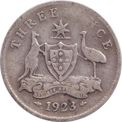Australia - 3 pence -...